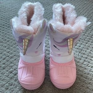 unicorn snow boots